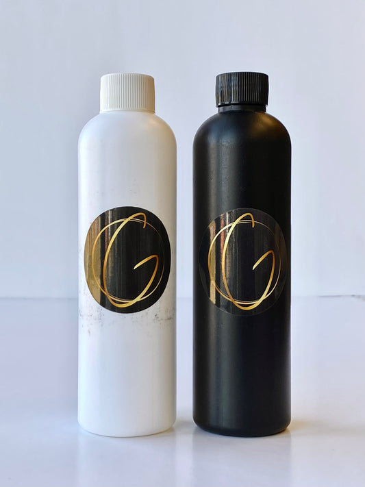 Base & Top Regular Polish Refill 250ml for Nail Technicians & Salons | Professional Durable Glossy Finish | Gold Nail & Beauty Supply (Barrie, Ontario, Canada)