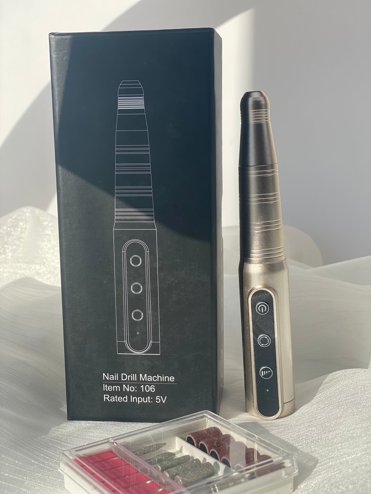 Cordless Mini Nail Drill / Gold Nail & Beauty Supply