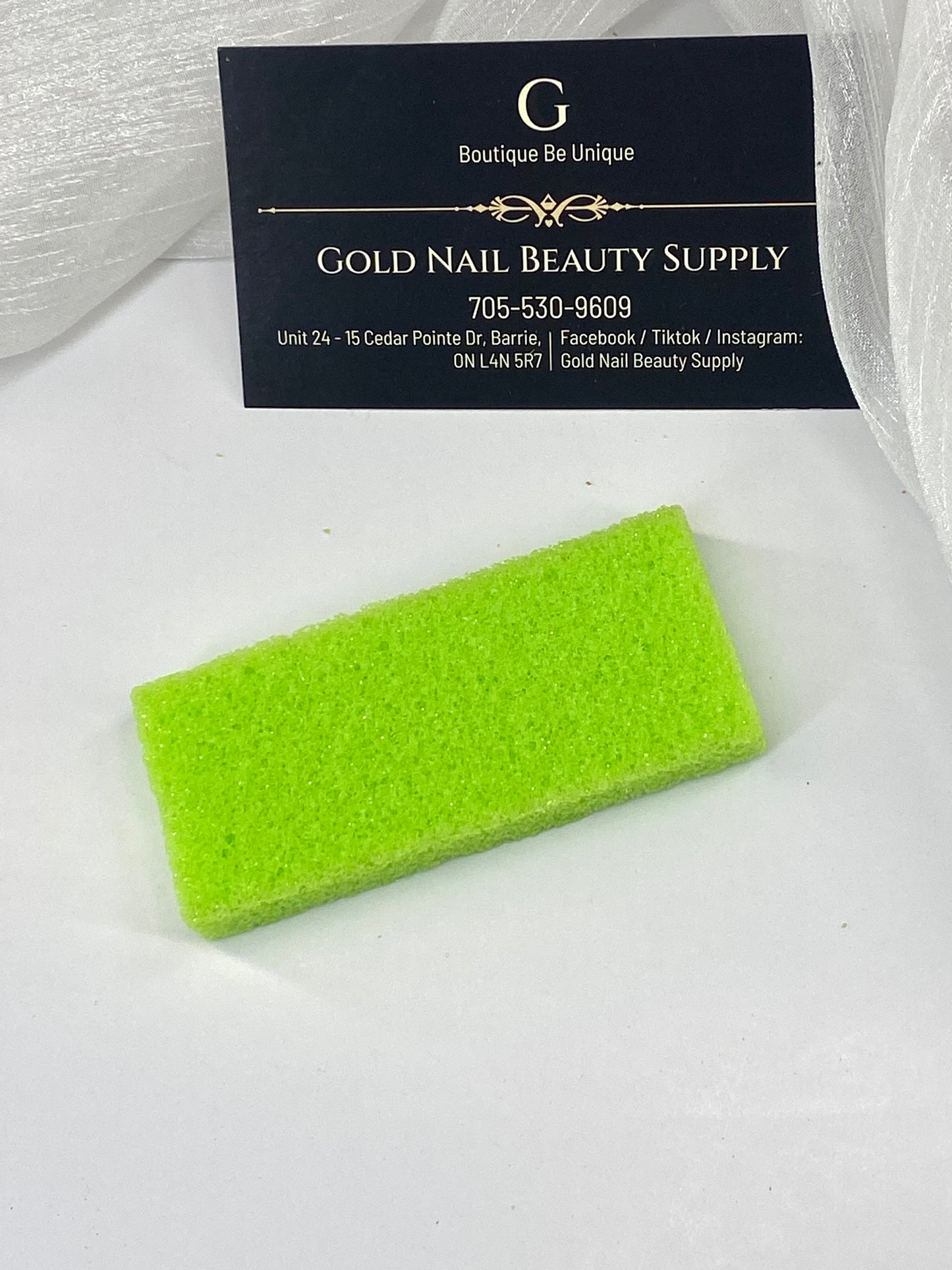 Mini Pumice – Professional Nail Cleaning Tool | Gold Nail & Beauty Supply (Wholesale Nail Supply in Barrie, Ontario, Canada)