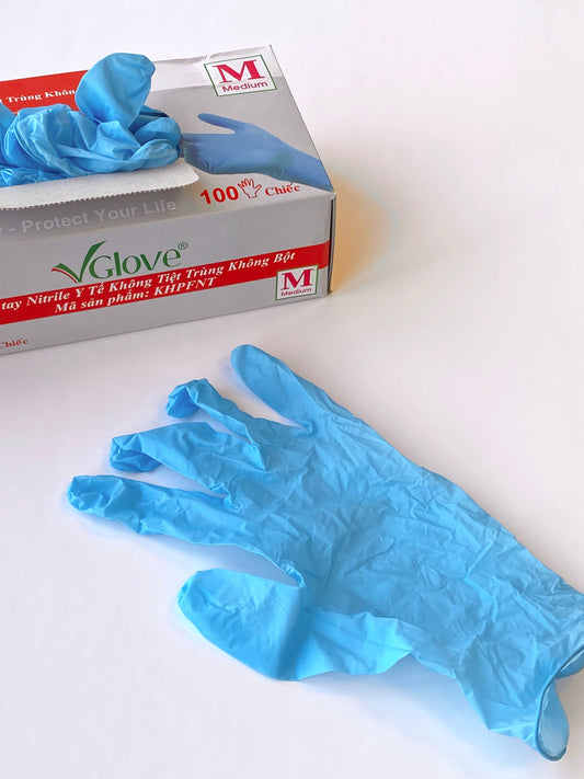 Synthetic rubber Glove / Gold Nail & Beauty Supply