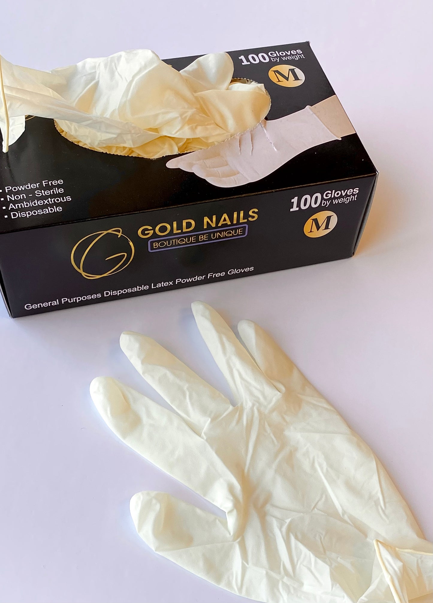 High-Quality Natural Rubber Gloves – Gold Nail & Beauty Supply in Barrie