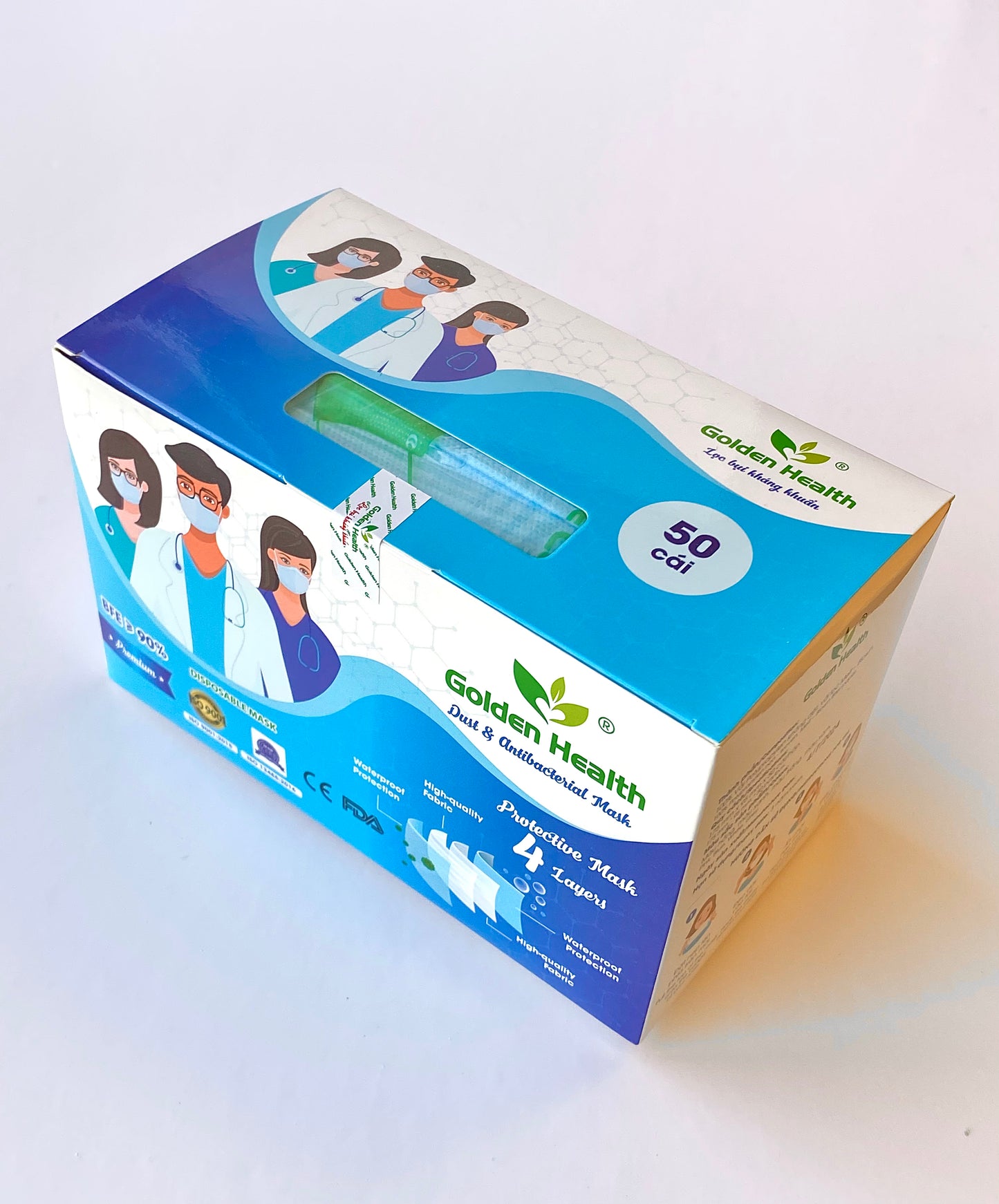 Medical Mask 4 Player  / Gold Nail & Beauty Supply