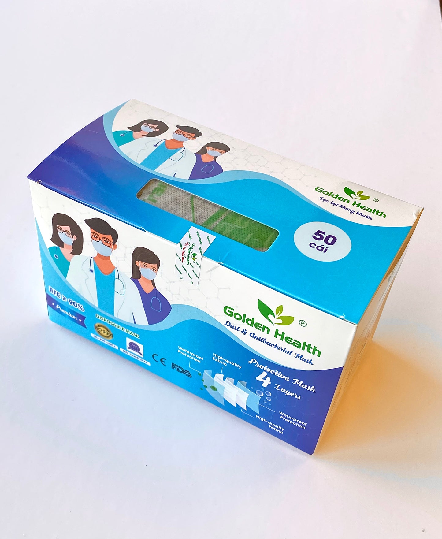 Medical Mask 4 Player  / Gold Nail & Beauty Supply