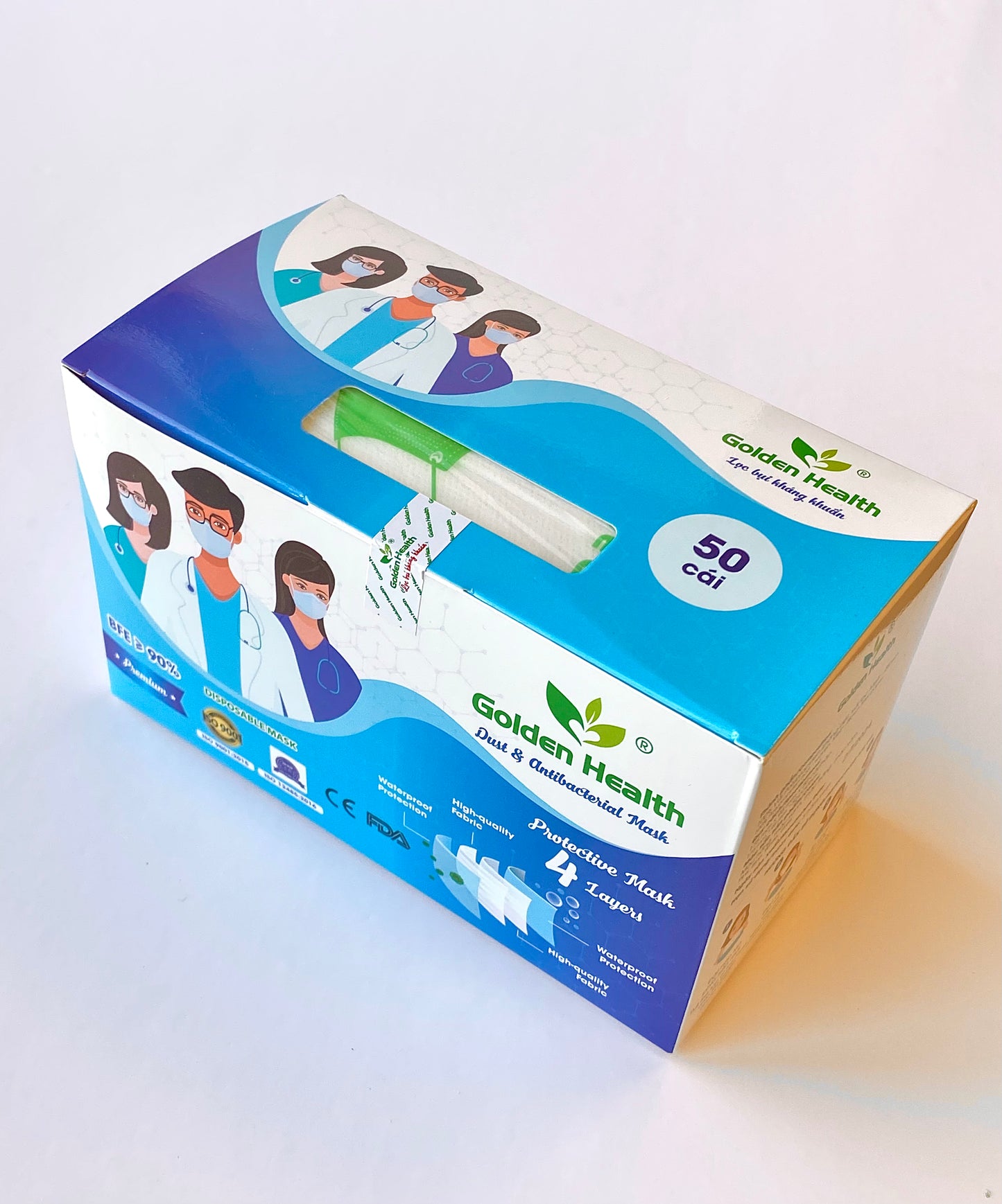 Medical Mask 4 Player  / Gold Nail & Beauty Supply