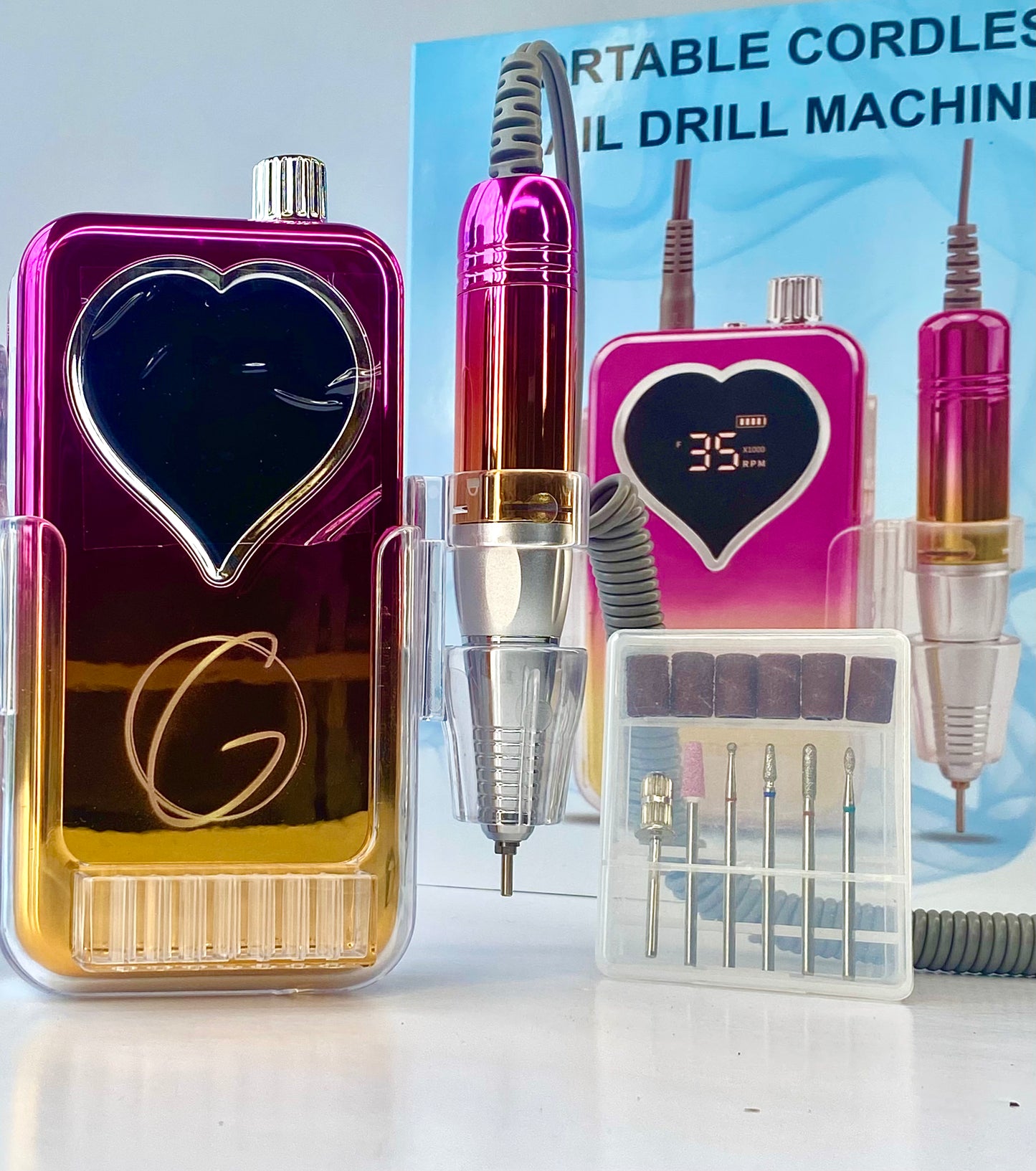 GradIent Powder Nail Drill | Professional Nail Tool - Gold Nail & Beauty Supply in Barrie, ON, Canada