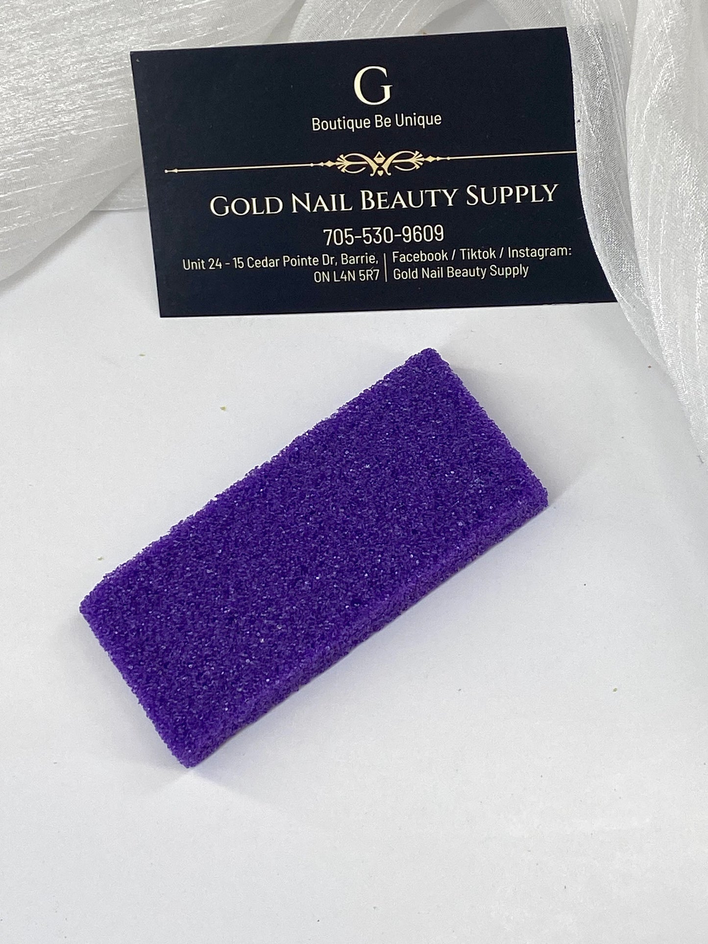 Mini Pumice – Professional Nail Cleaning Tool | Gold Nail & Beauty Supply (Wholesale Nail Supply in Barrie, Ontario, Canada)