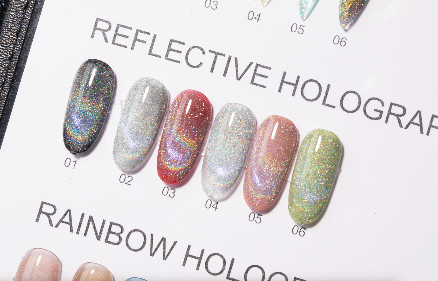 Rainbow Holographic Cat Eye Gel