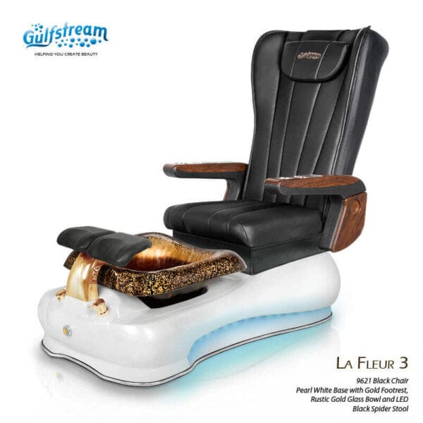GULFSTREAM Pedicure Chair La Fleur 3 ID JET/9691 1 pcs (PLEASE CALL 705-530-9609 TO ORDER )