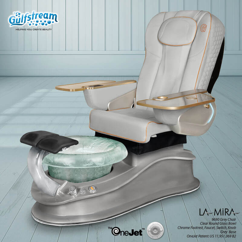 GULFSTREAM Pedicure Chair La Mira ID JET/9699 1 pcs (PLEASE CALL 705-530-9609 TO ORDER )