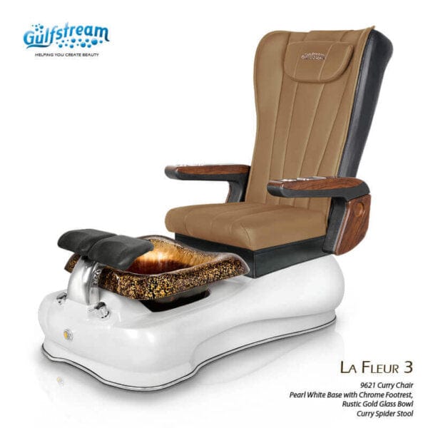 GULFSTREAM Pedicure Chair La Fleur 3 ID JET/9691 1 pcs (PLEASE CALL 705-530-9609 TO ORDER )