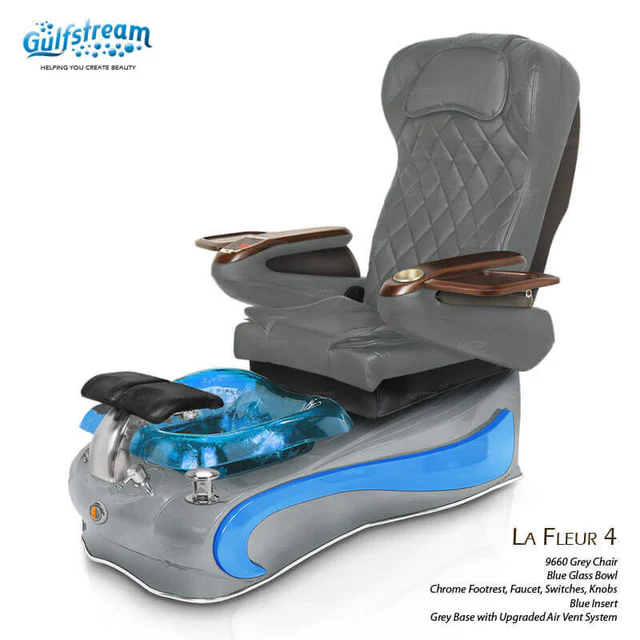 GULFSTREAM Pedicure Chair La Fleur 4 ID JET/9692 1 pcs (PLEASE CALL 705-530-9609 TO ORDER )