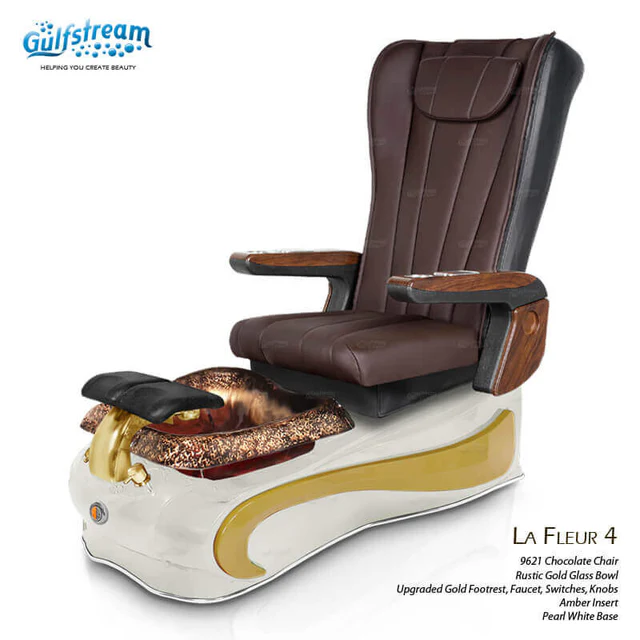 GULFSTREAM Pedicure Chair La Fleur 4 ID JET/9692 1 pcs (PLEASE CALL 705-530-9609 TO ORDER )