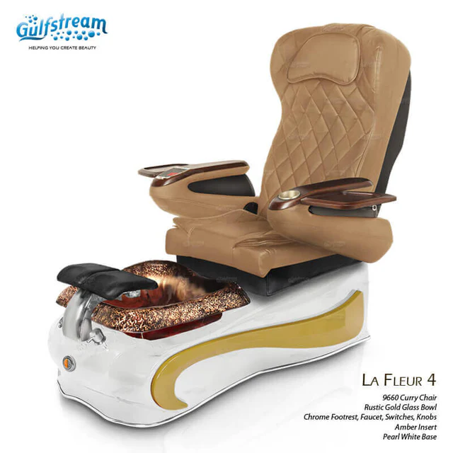 GULFSTREAM Pedicure Chair La Fleur 4 ID JET/9692 1 pcs (PLEASE CALL 705-530-9609 TO ORDER )