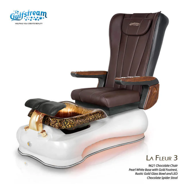 GULFSTREAM Pedicure Chair La Fleur 3 ID JET/9691 1 pcs (PLEASE CALL 705-530-9609 TO ORDER )