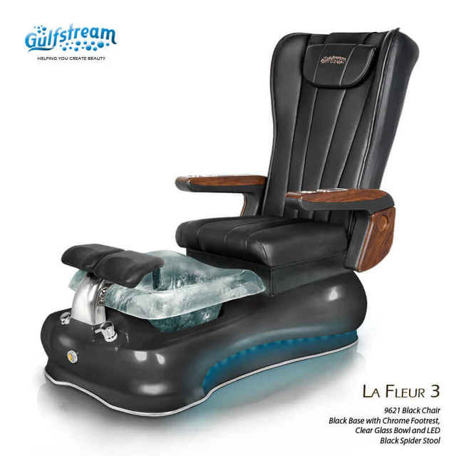 GULFSTREAM Pedicure Chair La Fleur 3 ID JET/9691 1 pcs (PLEASE CALL 705-530-9609 TO ORDER )