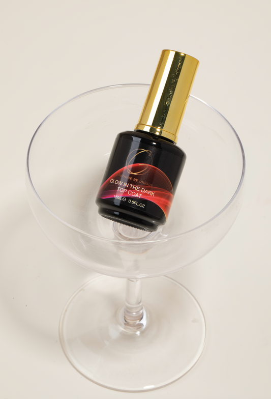 Glow In The Dark Top Coat Gold Nail & Beauty Supply