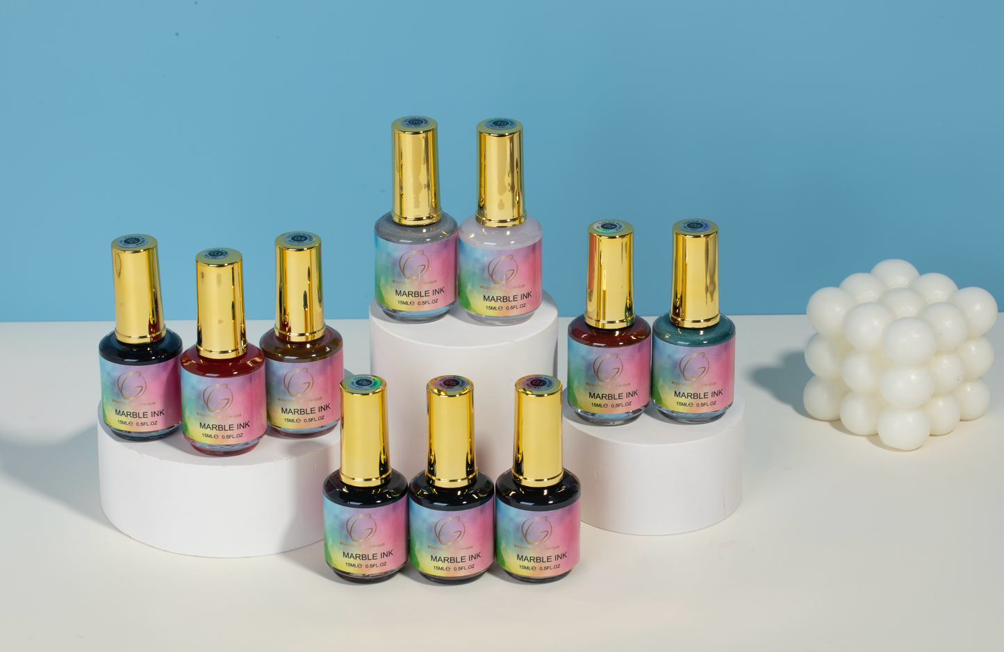 Marble Ink / Gold Nail & Beauty Supply