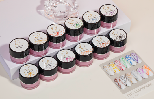 Set 12 Color Spider Gel / Gold Nail & Beauty Supply