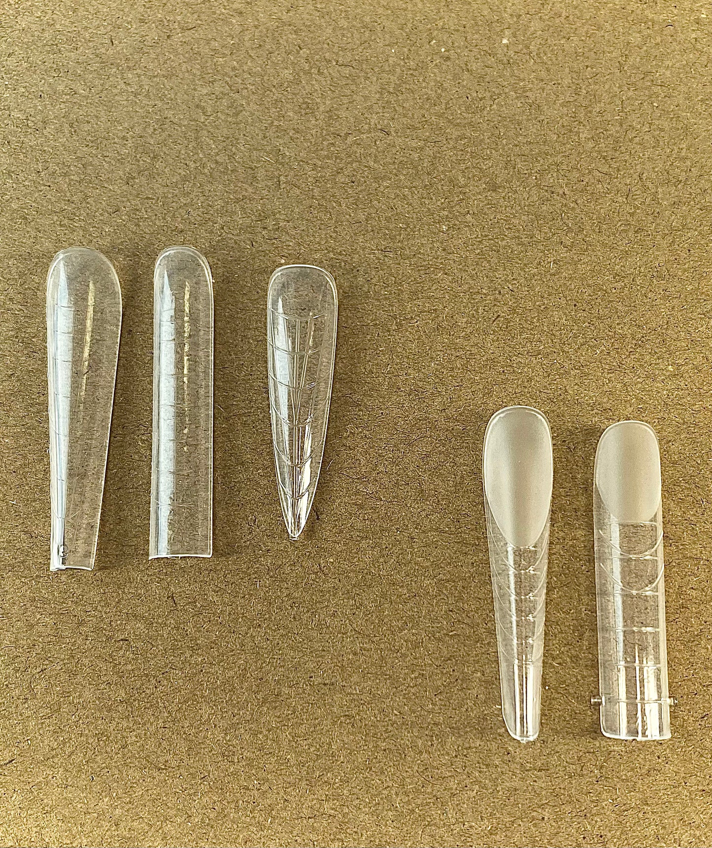 [Gold - Poly] KOPER Plastic Form System - 12 Size / Gold Nail & Beauty Supply