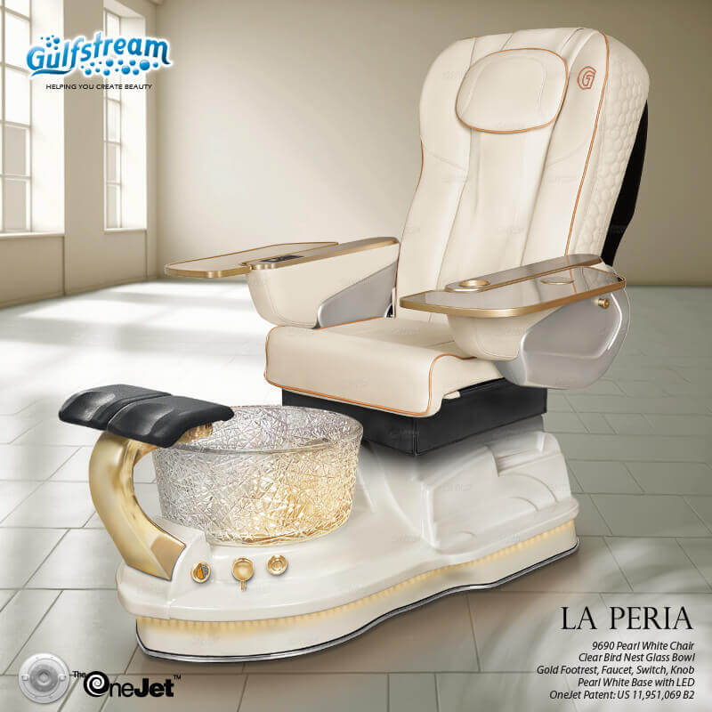 GULFSTREAM Pedicure Chair LA PERIA ID JET/9699 1 pcs (PLEASE CALL 705-530-9609 TO ORDER )