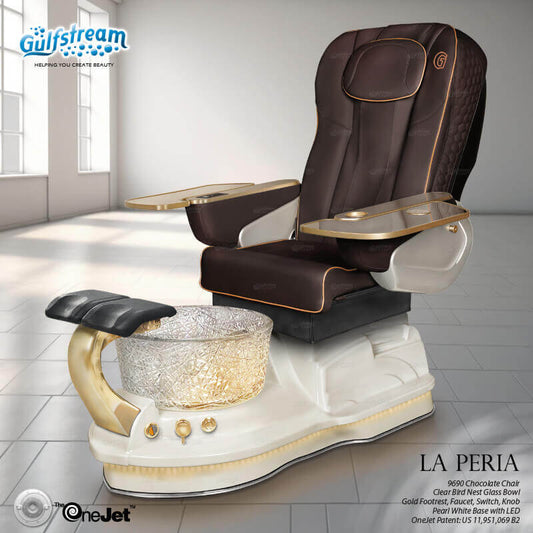 GULFSTREAM Pedicure Chair LA PERIA ID JET/9699 1 pcs (PLEASE CALL 705-530-9609 TO ORDER )