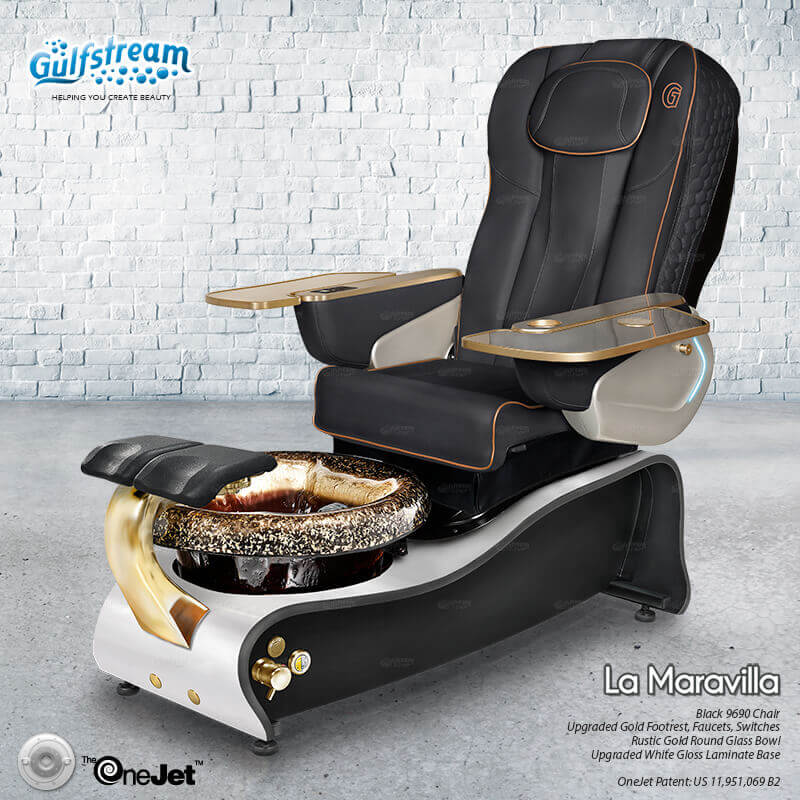 GULFSTREAM Pedicure Chair La Maravilla ID JET/9698 1 pcs  (PLEASE CALL 705-530-9609 TO ORDER )