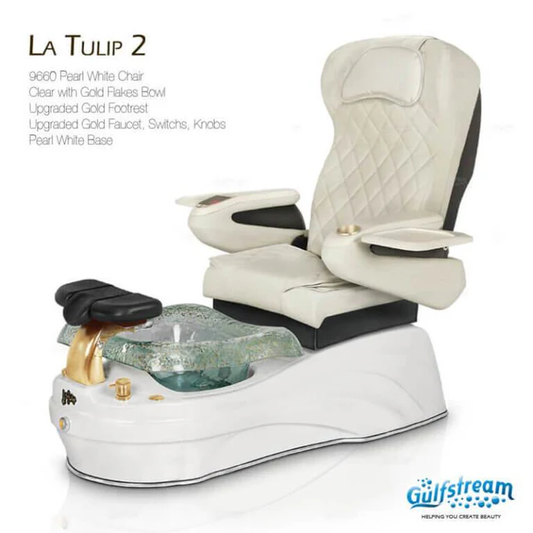 GULFSTREAM Pedicure Chair La Tulip 2 ID JET/9693 1 pcs  (PLEASE CALL 705-530-9609 TO ORDER )