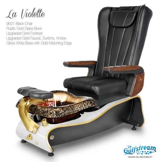 GULFSTREAM Pedicure Chair La Violette ID JET/9697 1 pcs (PLEASE CALL 705-530-9609 TO ORDER)