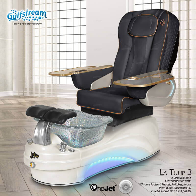 GULFSTREAM Pedicure Chair La Tulip 2 ID JET/9693 1 pcs  (PLEASE CALL 705-530-9609 TO ORDER )