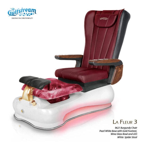 GULFSTREAM Pedicure Chair La Fleur 3 ID JET/9691 1 pcs  (PLEASE CALL 705-530-9609 TO ORDER )