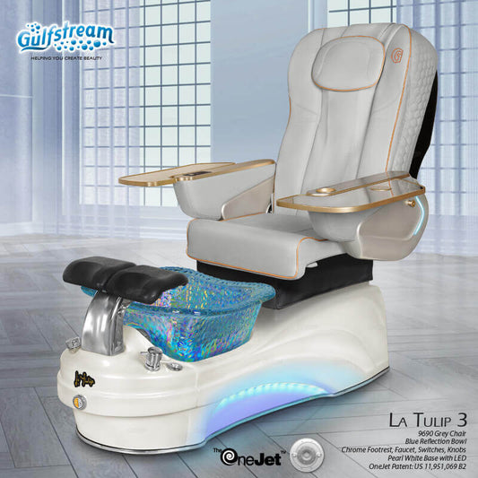 GULFSTREAM Pedicure Chair La Tulip 2 ID JET/9693 1 pcs  (PLEASE CALL 705-530-9609 TO ORDER )