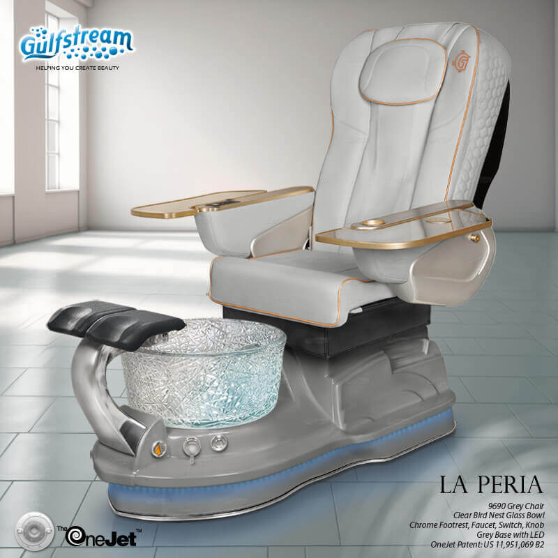 GULFSTREAM Pedicure Chair LA PERIA ID JET/9699 1 pcs (PLEASE CALL 705-530-9609 TO ORDER )